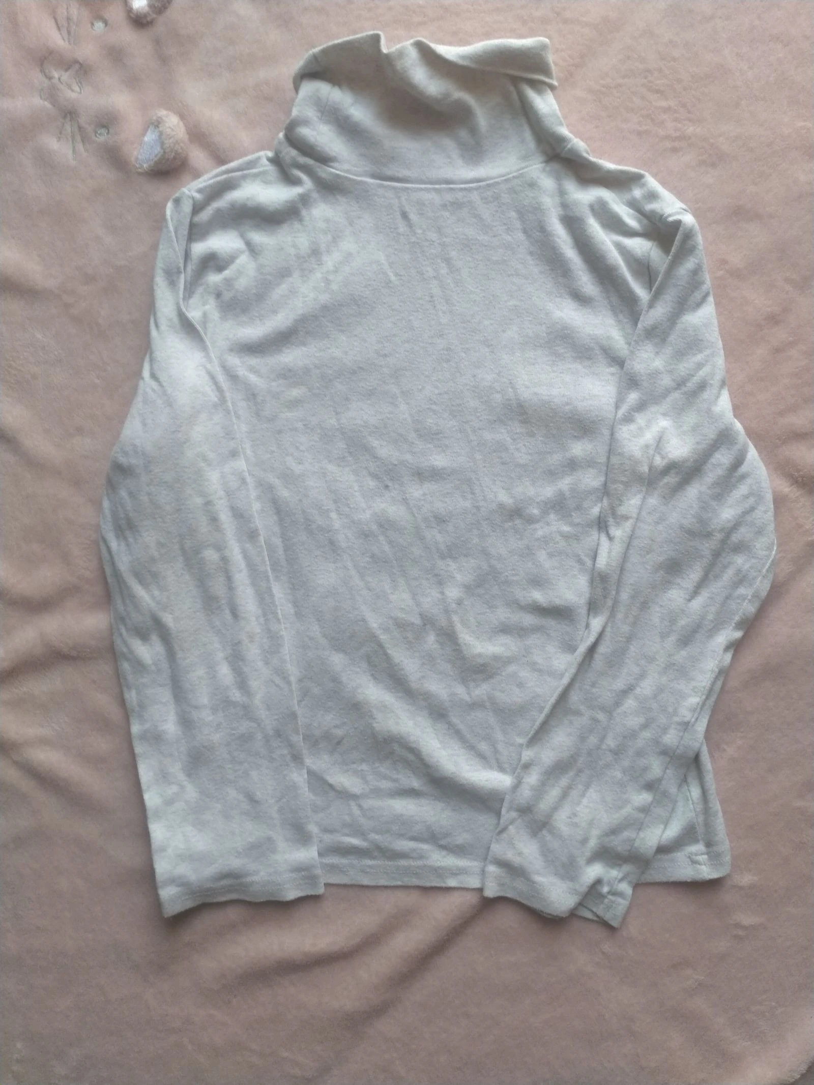 Sous-pull col roulé La Halle garçon 10 ans (140 cm) blanc/gris Tyrannosaurus Rex – photo 3